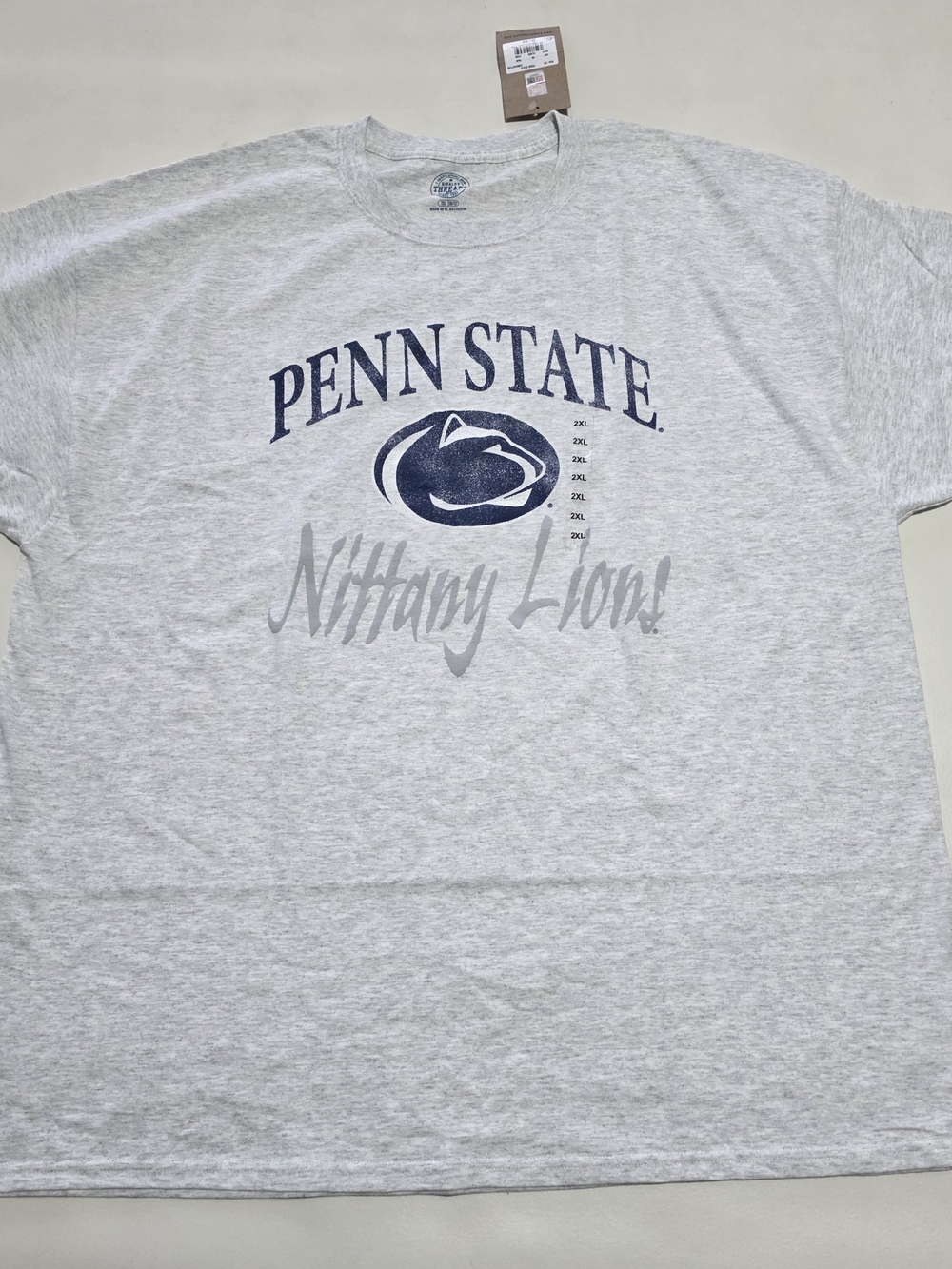 Rivalry Threads Penn State Nittany Lions Gray Graphic Tee